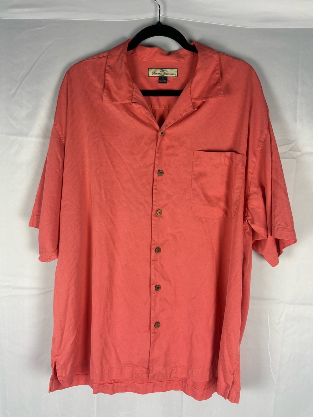 Jacquard texture woven fishbone style resort casual tee shirt XL Tommy Bahama